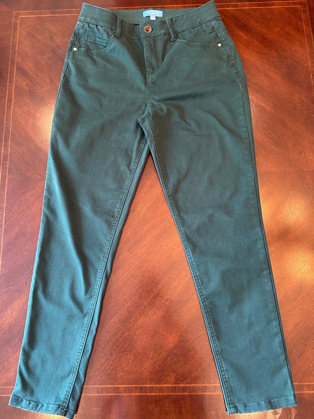 Draper James RSVP Forest Green Slim Chinos